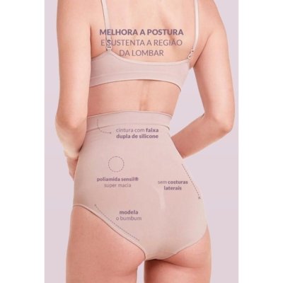 Calcinha Modeladora Abdominal Base Incolor