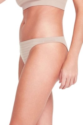 Calcinha Tanga Listrado Fun Base Incolor