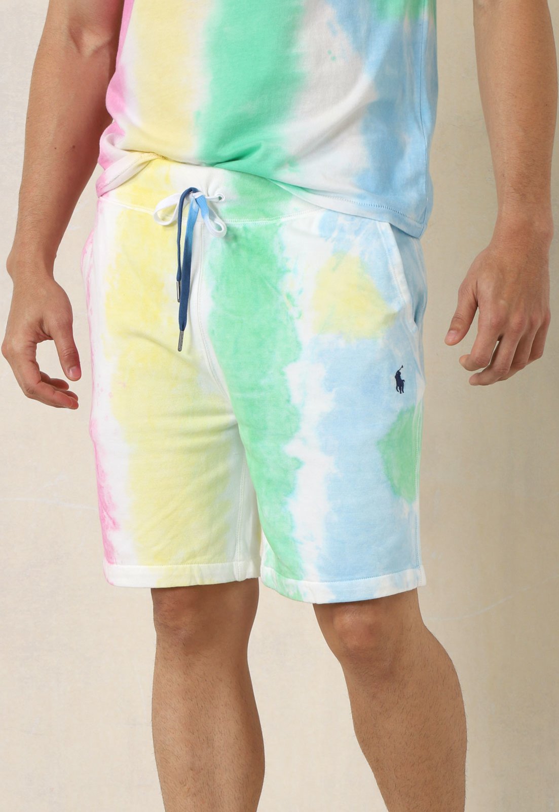 Bermuda Moletom Estampado Tie Dye Brasil - Qualidade, conforto e