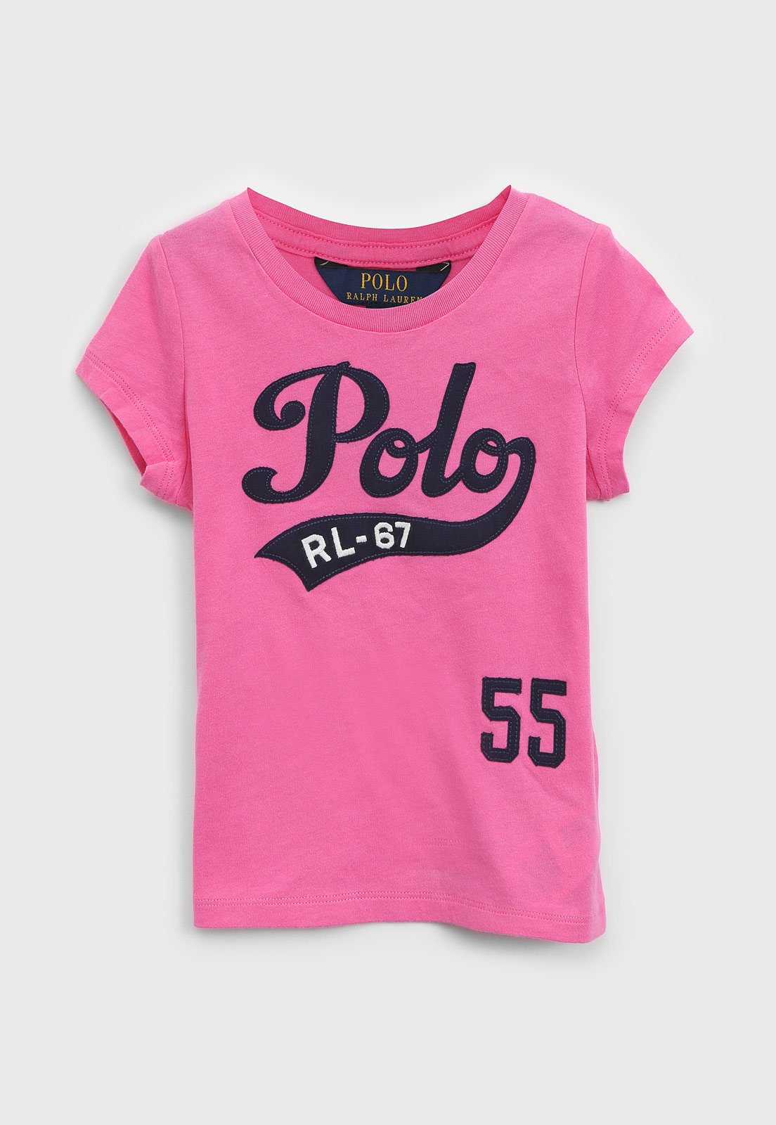 Blusa Polo Ralph Lauren Infantil Lettering Rosa - Compre Agora | Dafiti  Brasil