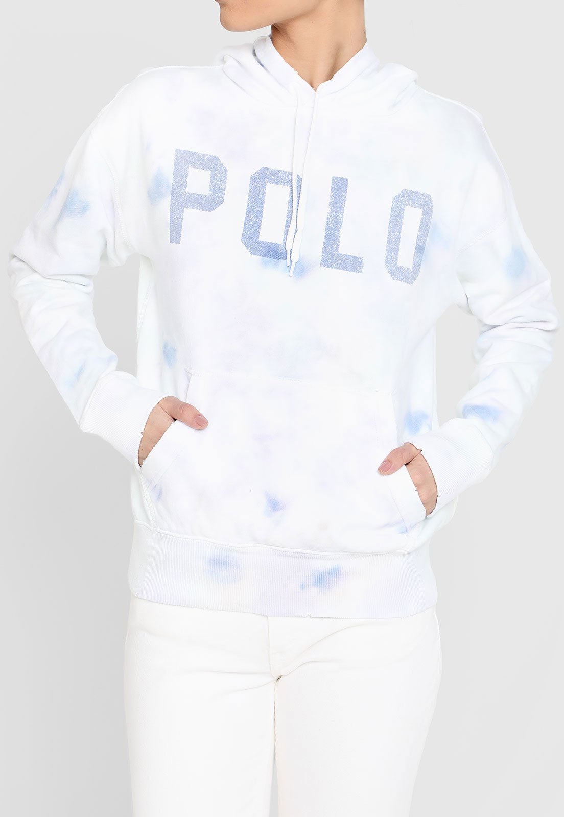 ralph lauren tie dye moletom com capuz