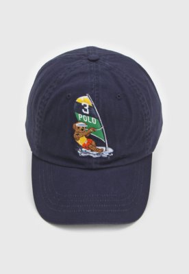 Boné Polo Ralph Lauren Urso Azul-Marinho Menor preço em Boné Polo Ralph Lauren Urso Azul-Marinho