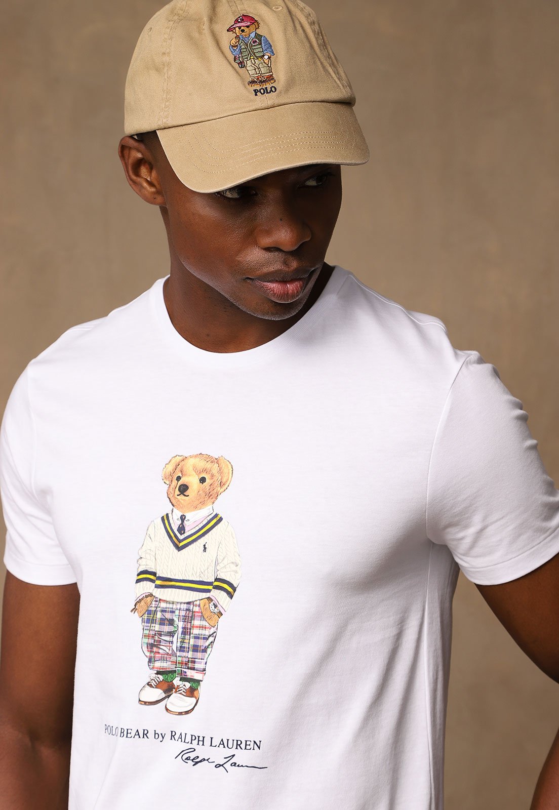T-Shirt Polo Ralph Lauren Polo Bear Branco Homem