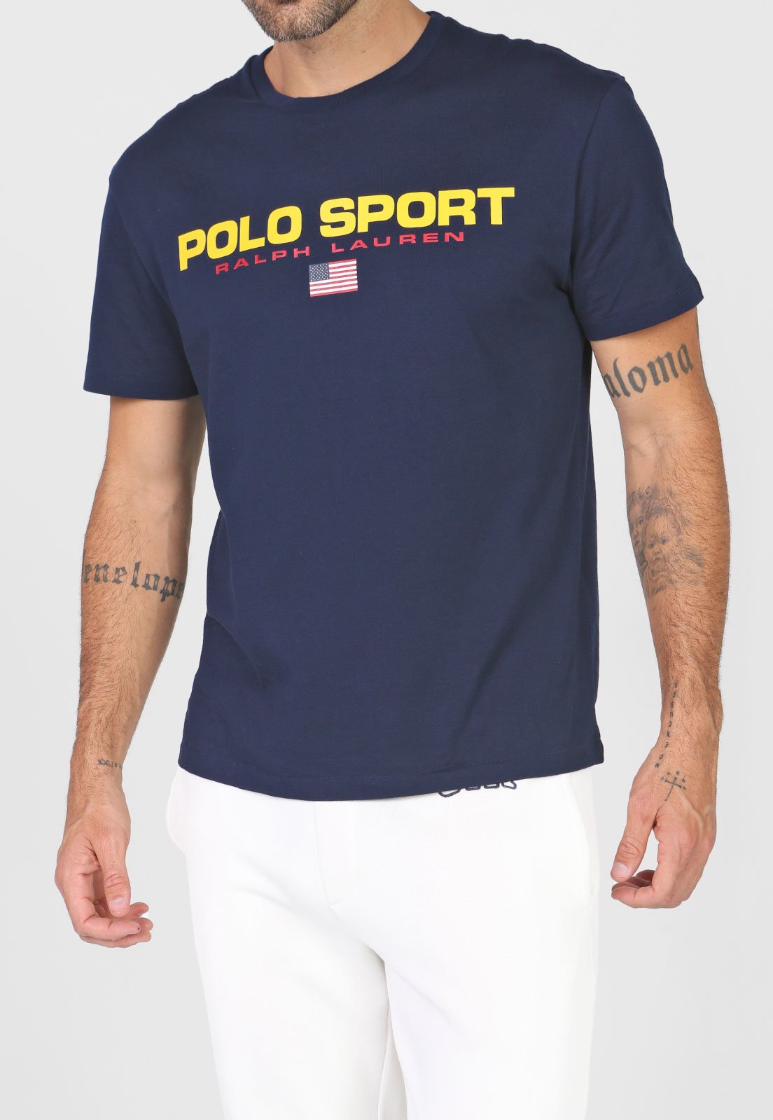 Camiseta Polo Ralph Lauren Sport Azul-Marinho - Compre Agora | Dafiti Brasil