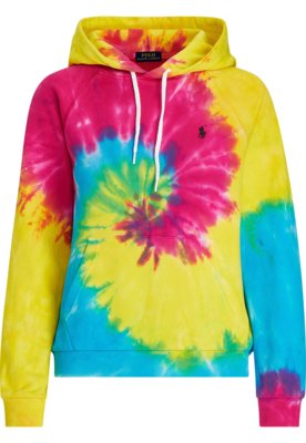 ralph lauren moletom com capuz tie dye