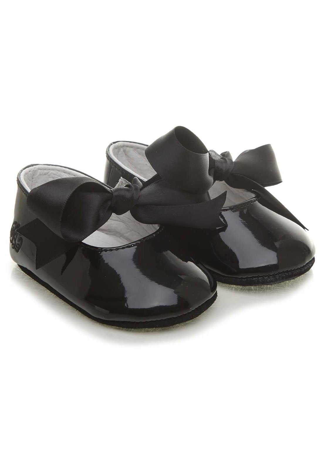 Sapato hot sale preto bebe