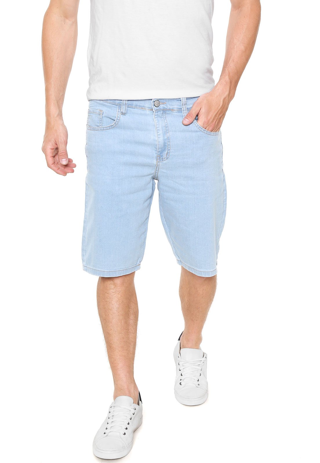 calça jeans clara masculina polo wear