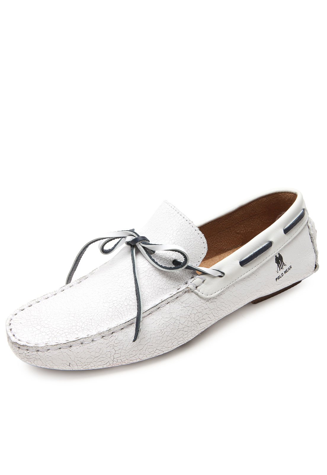 mocassim branco masculino