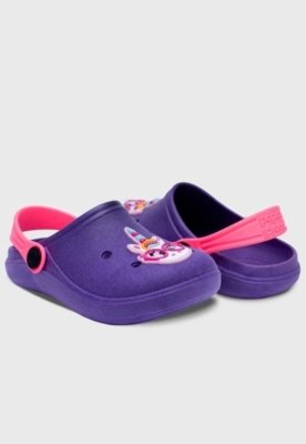 Babuche Popidi Infantil Unicornio Roxo