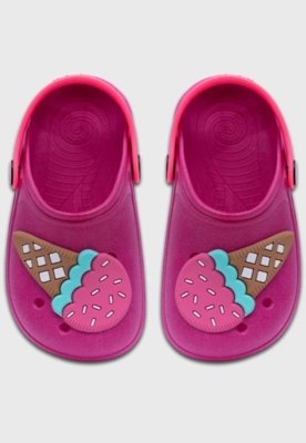 Kit Babuche Sorvete Pink e Óculos de Sol Rosa com Capinha Infantil