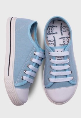 Kit Tenis Popstar Azul Bebe e Oculos de Sol Infantil Azul