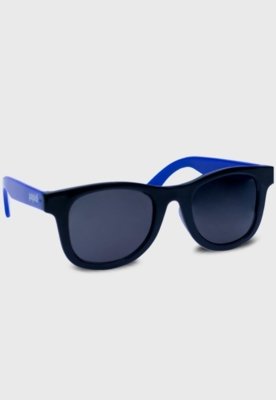 Kit Tenis Popstar Azul Bebe e Oculos de Sol Infantil Azul