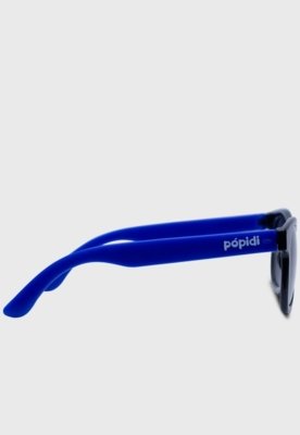 Kit Tenis Popstar Azul Bebe e Oculos de Sol Infantil Azul