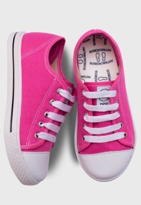 Kit Tenis Popstar Pink e Oculos de Sol Infantil Rosa