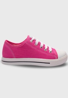 Kit Tenis Popstar Pink e Oculos de Sol Infantil Rosa