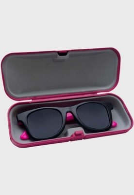 Kit Tenis Popstar Pink e Oculos de Sol Infantil Rosa