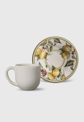 Conjunto 12pçs Xícaras de Café Mônaco Limone Porto Brasil Menor preço em Conjunto 12pçs Xícaras de Café Mônaco Limone Porto Brasil