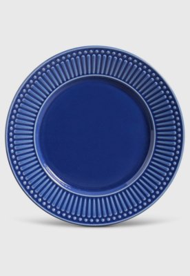 Menor preço em Conjunto de Pratos Rasos Porto Brasil Roma 6pçs Azul-Marinho
