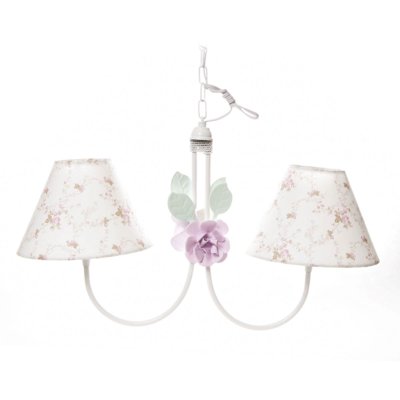 Lustre 2L Simples 2 Flores G Quarto Infantil Menina Potinho de Mel Rosa Menor preço em Lustre 2L Simples 2 Flores G Quarto Infantil Menina Potinho de Mel Rosa