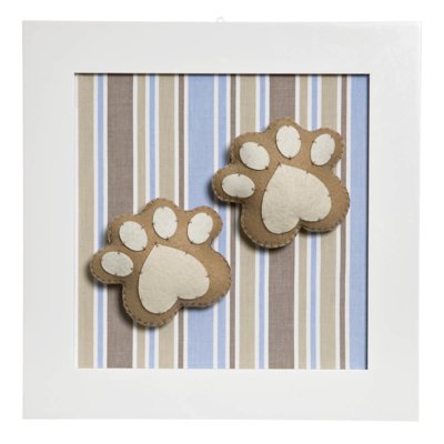 Quadro Decorativo Patinhas Do Urso Quarto Bebê Infantil Menino Potinho de Mel Azul Menor preço em Quadro Decorativo Patinhas Do Urso Quarto Bebê Infantil Menino Potinho de Mel Azul
