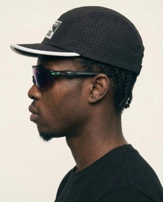 Boné Five Panel Airtech Preto | Corrida Performance