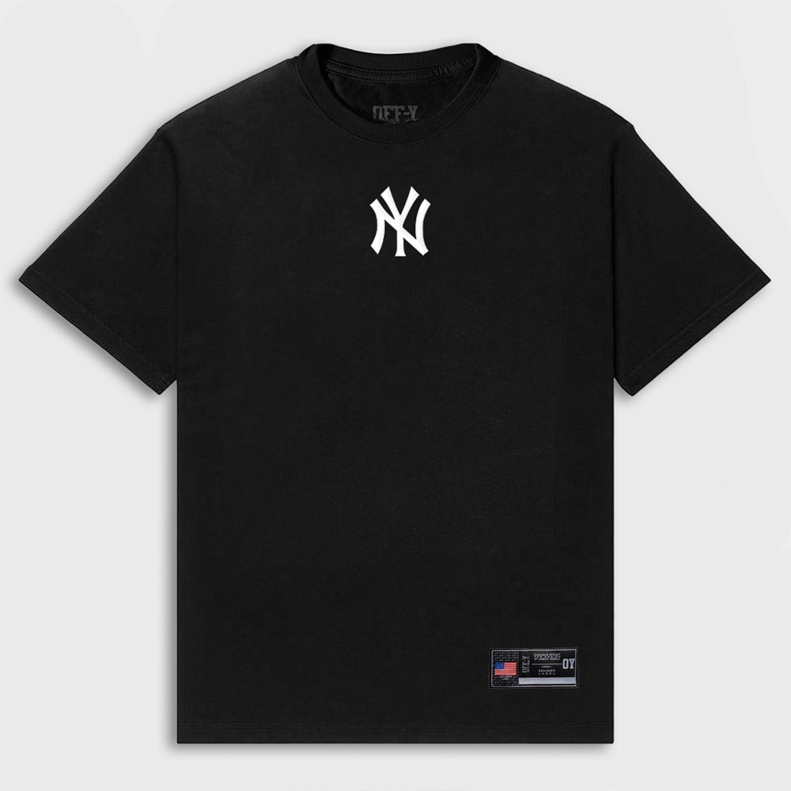 Camiseta Oversized preta Streetwear Off-Y Black NY