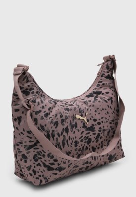 Bolsa Puma Animal Print Rosa