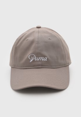 Boné Puma Script Logo Dad Cap Bege
