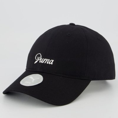 Boné Puma Script Logo Dad Preto