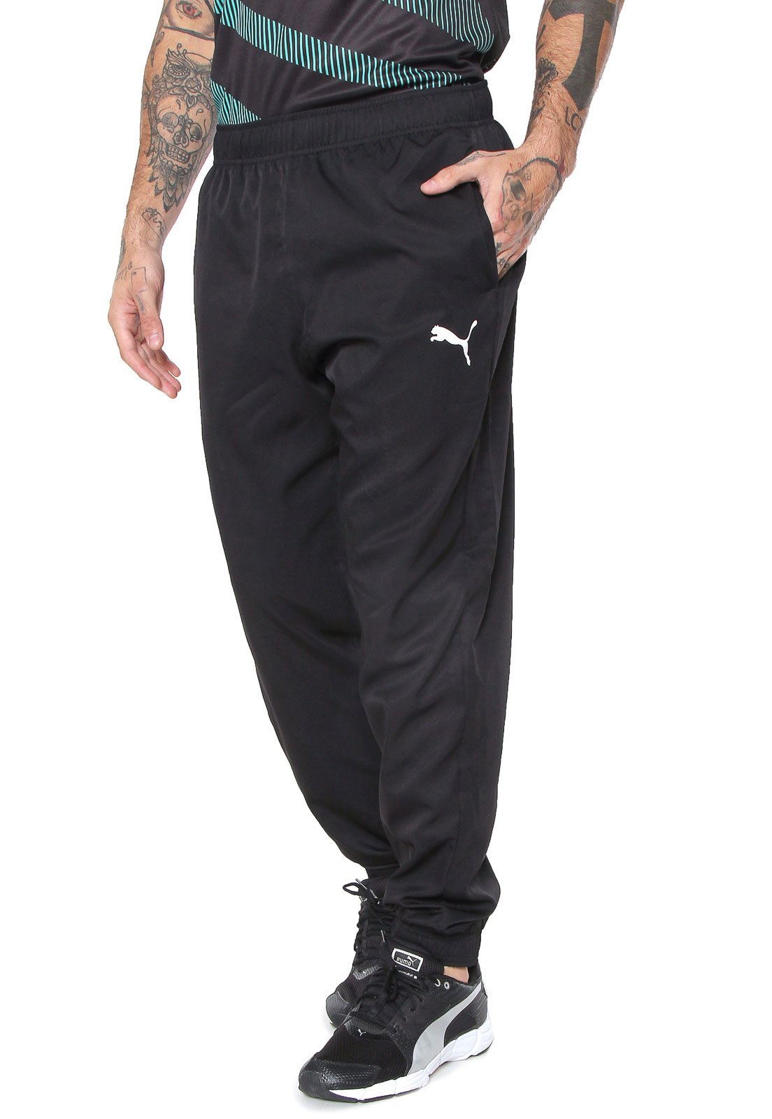 Calça puma jogger cheap active woven preta