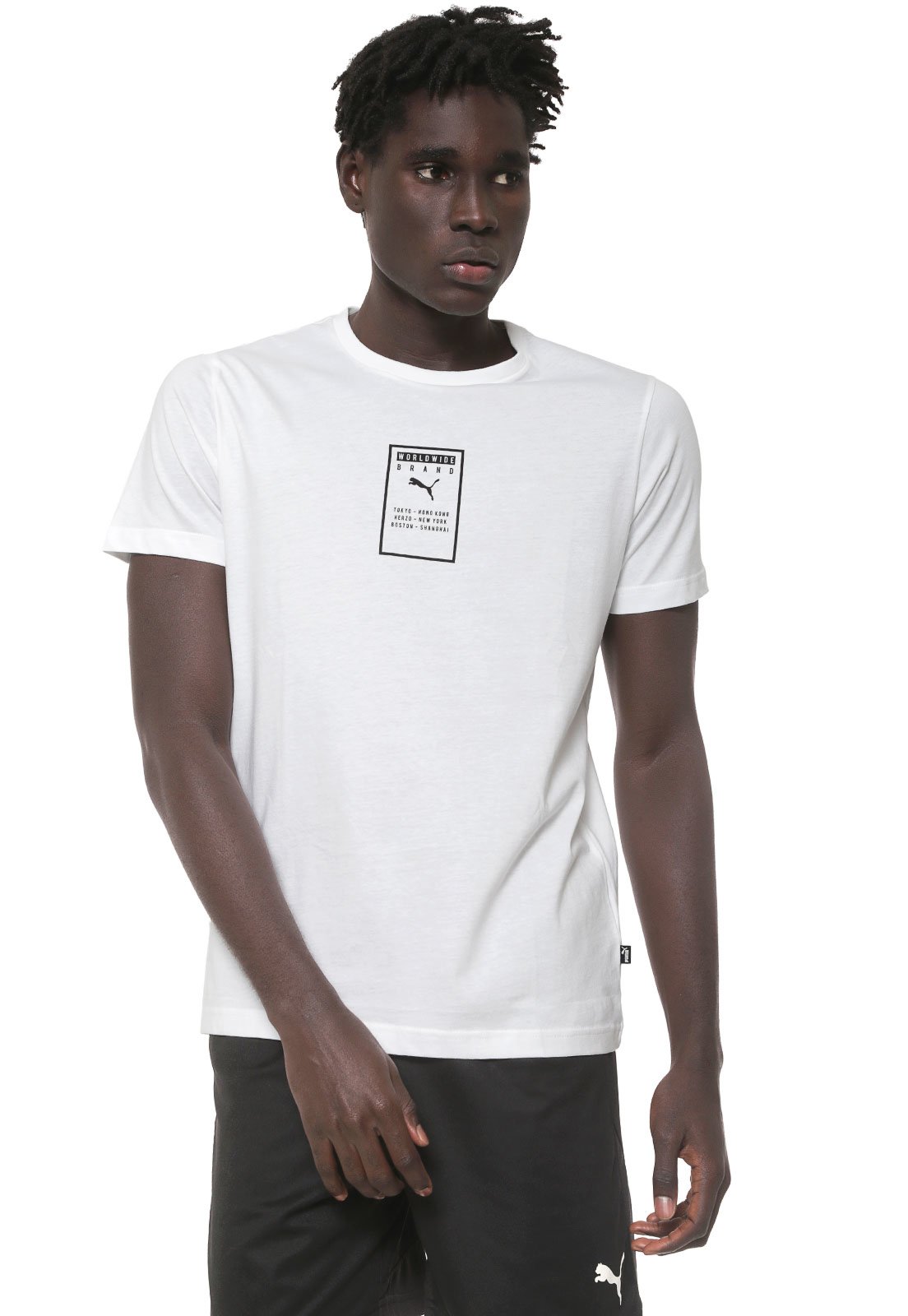 puma brand placed tee