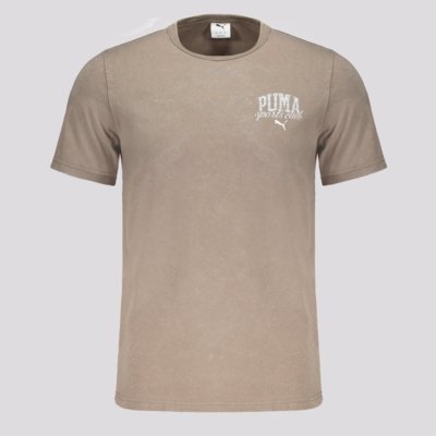 Camiseta Puma Class Washed Marrom