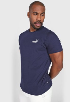 Camiseta Puma Essentials Azul-Marinho é boa?