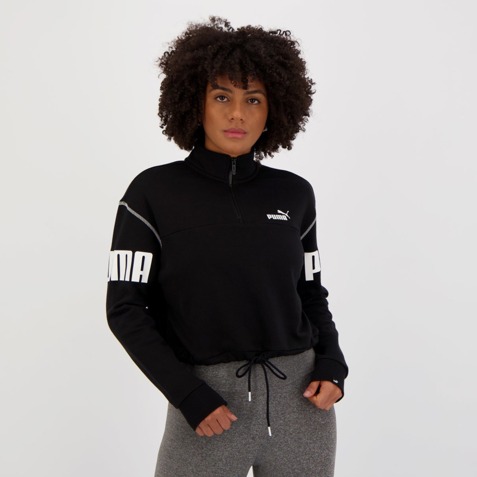 Puma rebel half hot sale zip turtleneck