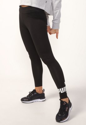 Legging Puma Essential Logo Preta - Compre Agora