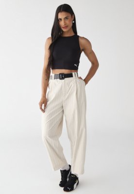 Regata Puma Ajustada Wardrobe Ribbed Preta