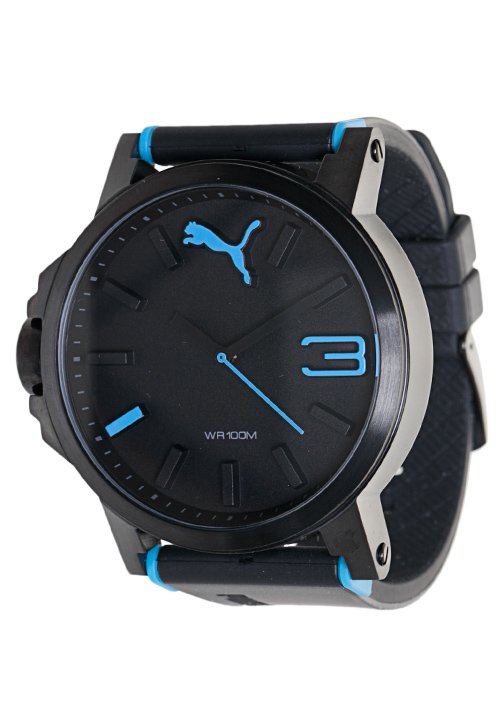 Relogio puma preto hot sale masculino