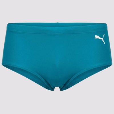 Sunga Puma Lateral Larga Azul Turquesa