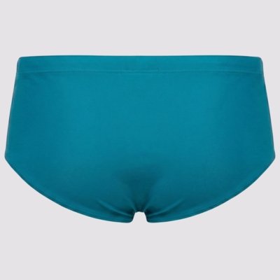 Sunga Puma Lateral Larga Azul Turquesa