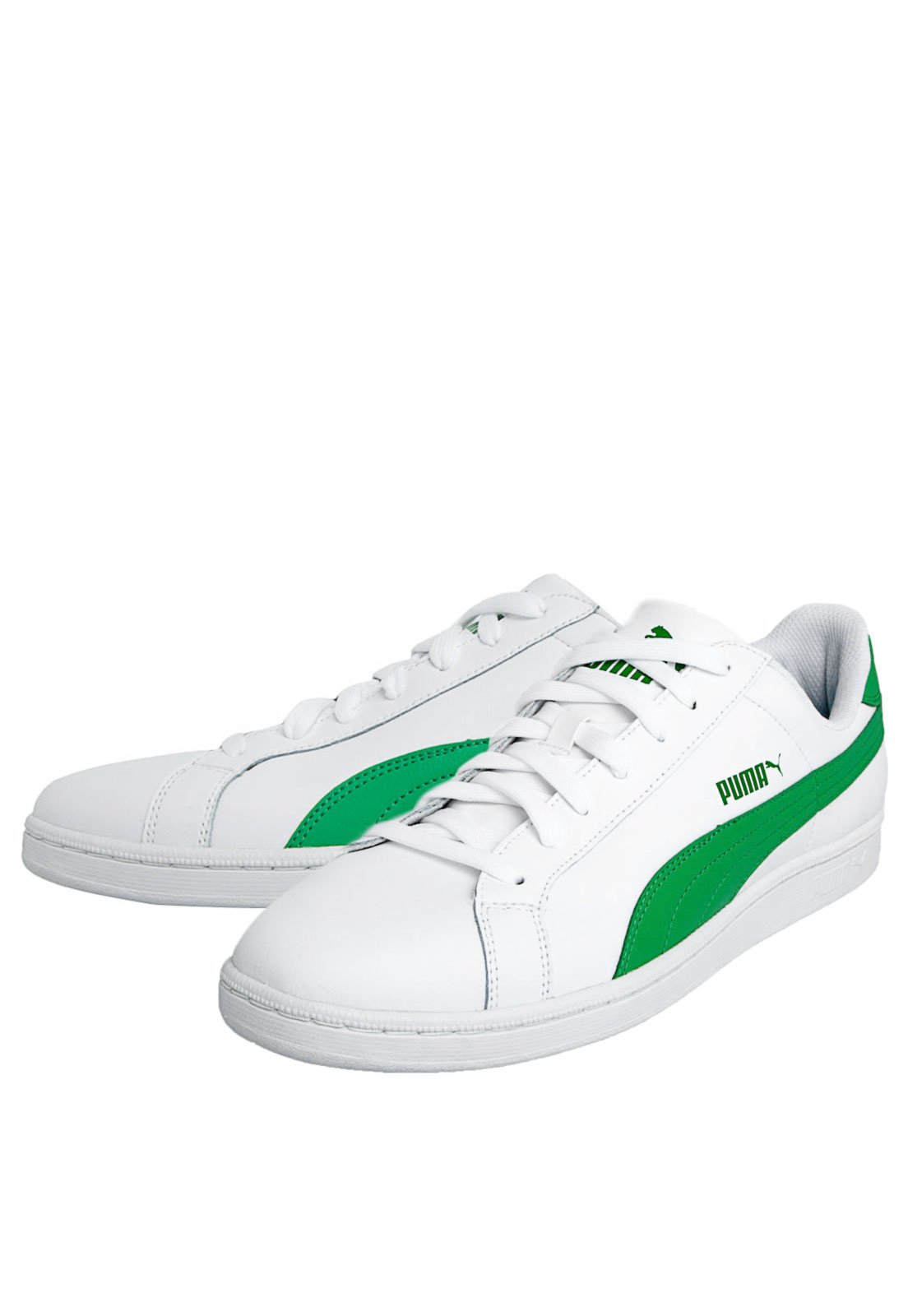 tenis puma verde e branco