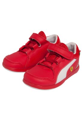 tenis puma infantil vermelho