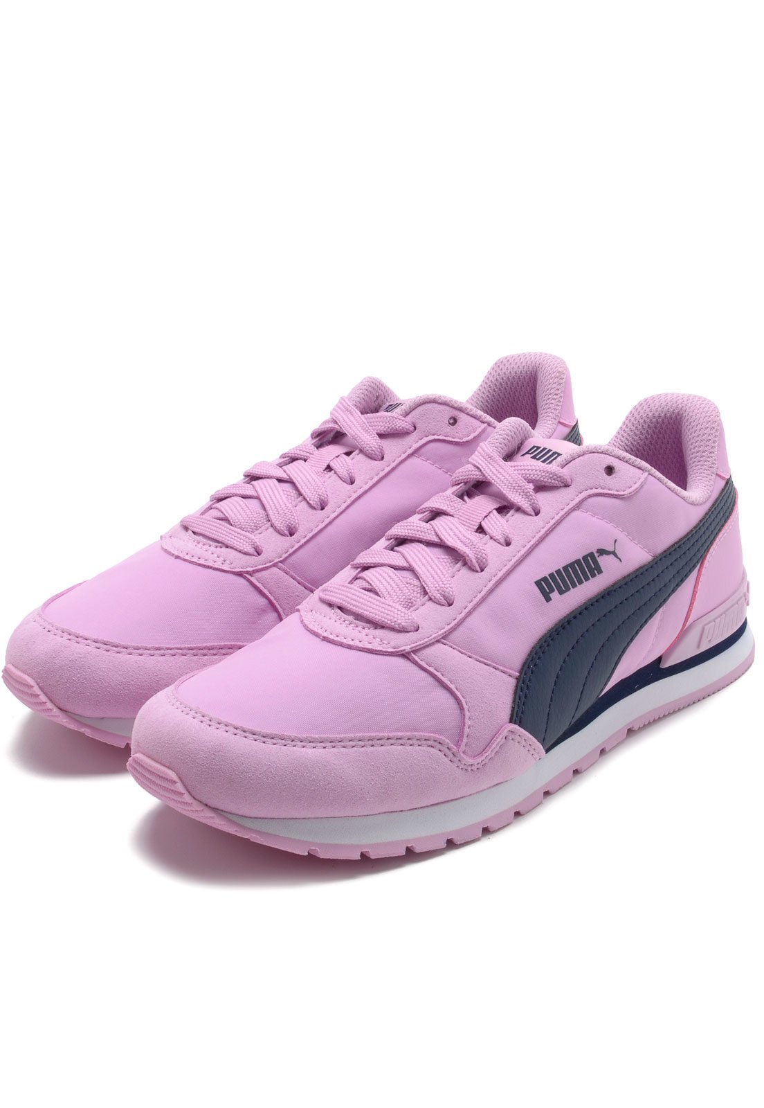 puma rosa e azul