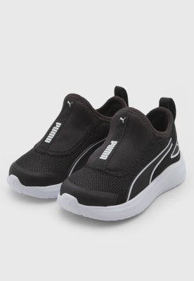 Tênis Infantil Puma SKY RUNNER Slip On Preto