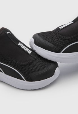 Tênis Infantil Puma SKY RUNNER Slip On Preto