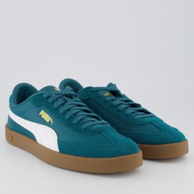 Tênis Puma Club II Era Verde e Marrom