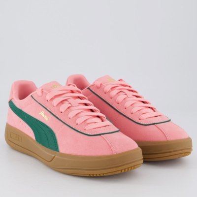 Tênis Puma Club Klassika SD Feminino Rosa e Verde