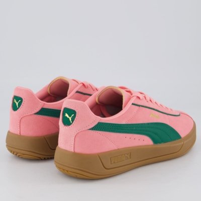 Tênis Puma Club Klassika SD Feminino Rosa e Verde