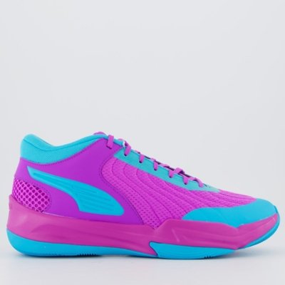 Tênis Puma Court Pro 2 Azul e Roxo