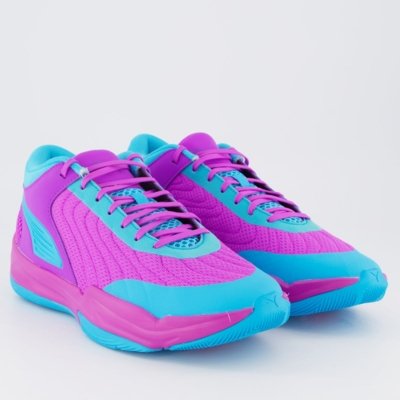 Tênis Puma Court Pro 2 Azul e Roxo