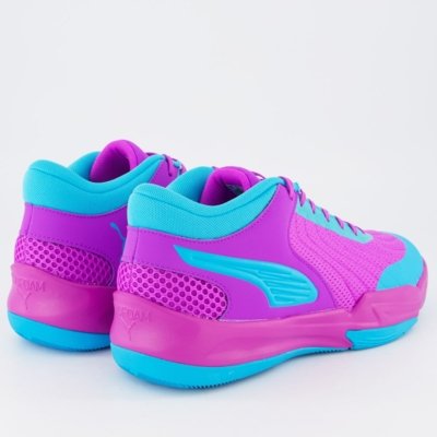 Tênis Puma Court Pro 2 Azul e Roxo